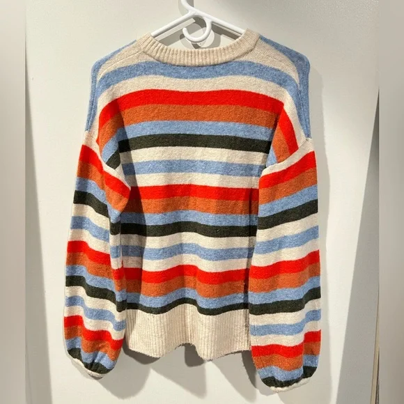Madewell Striped Oversized Sweater - Picture 2 of 6